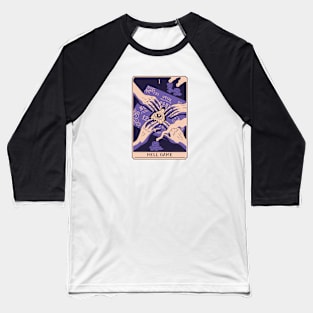 Spooky Tarot Card: The Hell Game Baseball T-Shirt